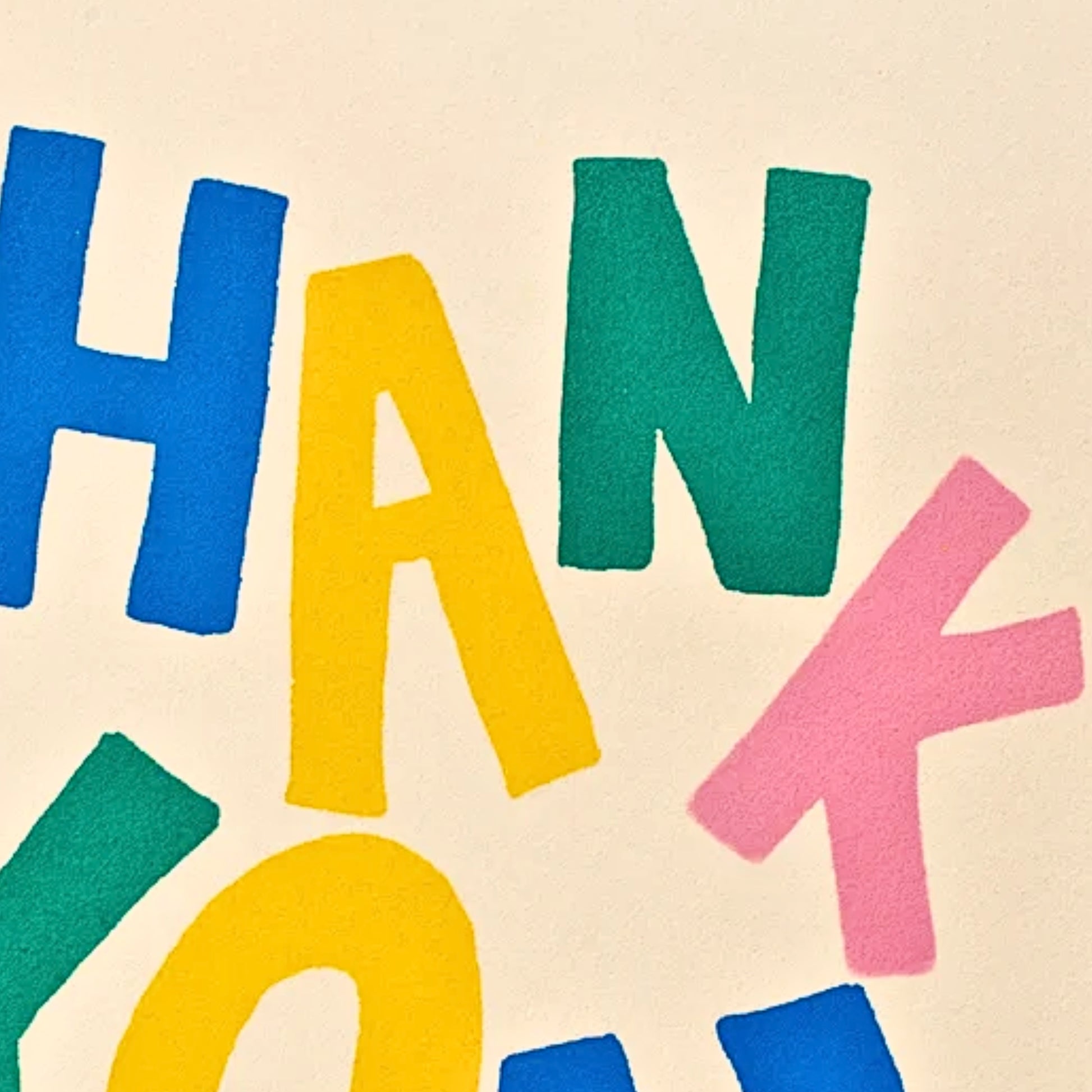 Wobbly Thank You - Set of 6