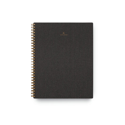 Notebook in Charcoal Grey - B5