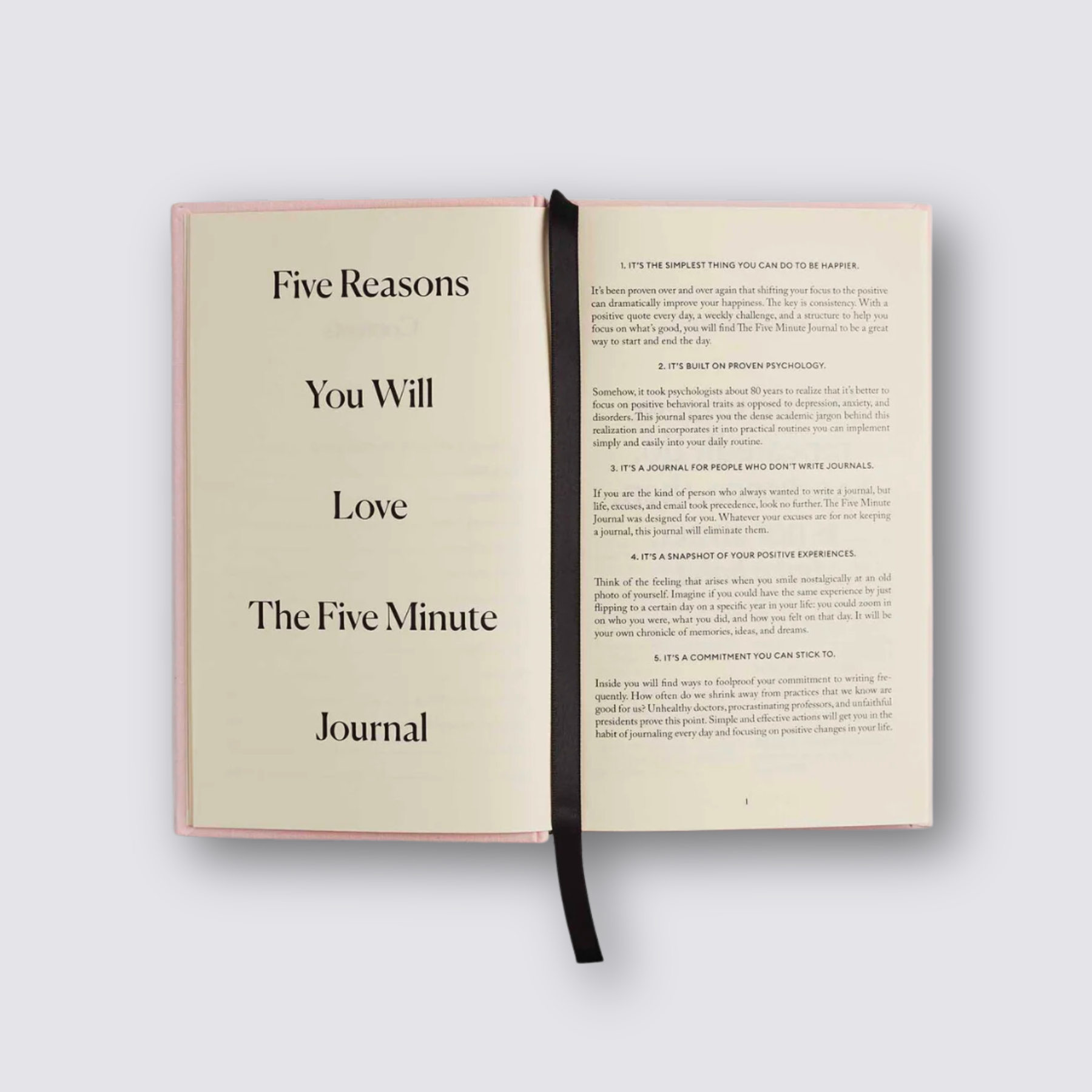 Five Minute Journal - Pink
