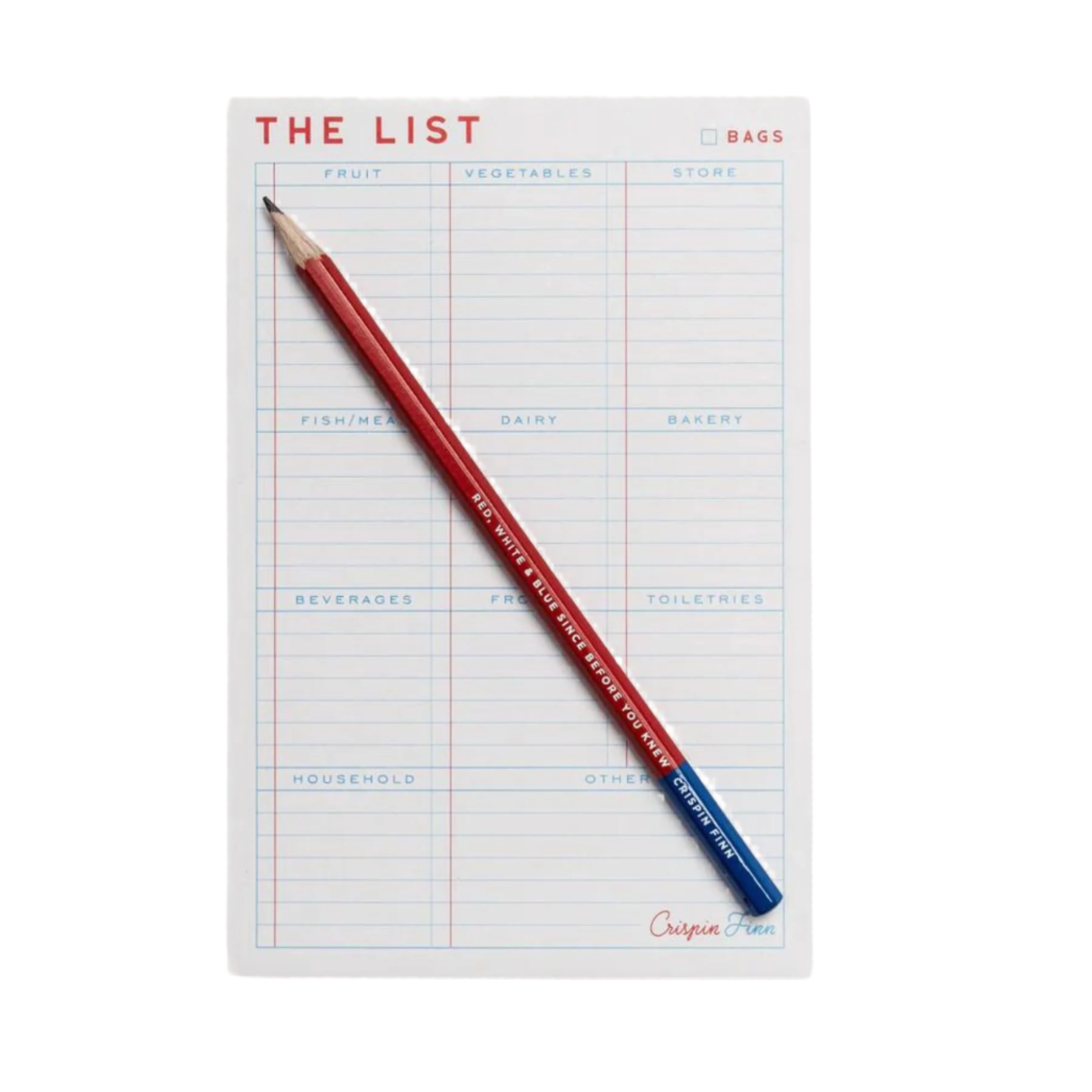 The List Pad and Pencil