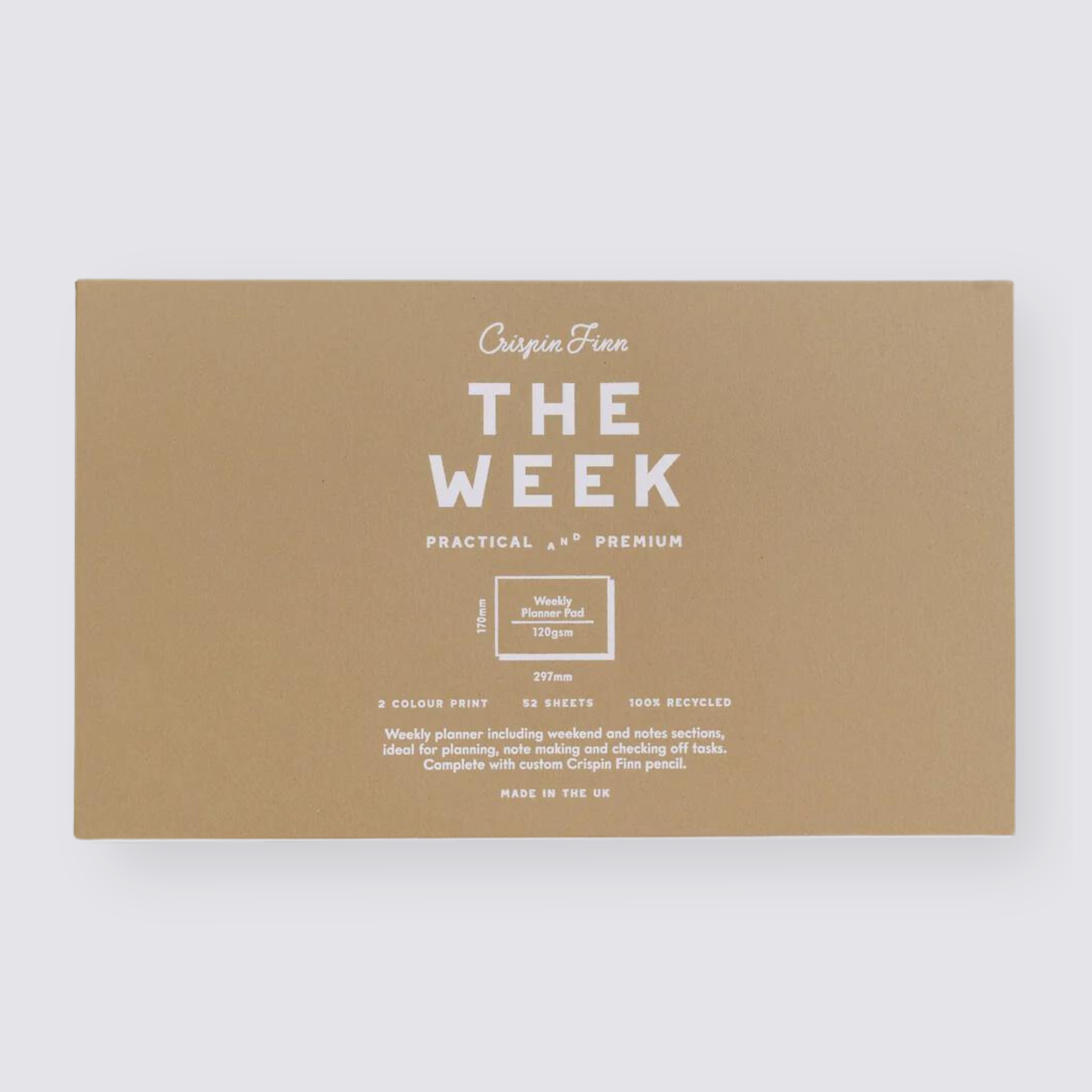 The Week Pad Desktop Planner and Pencil