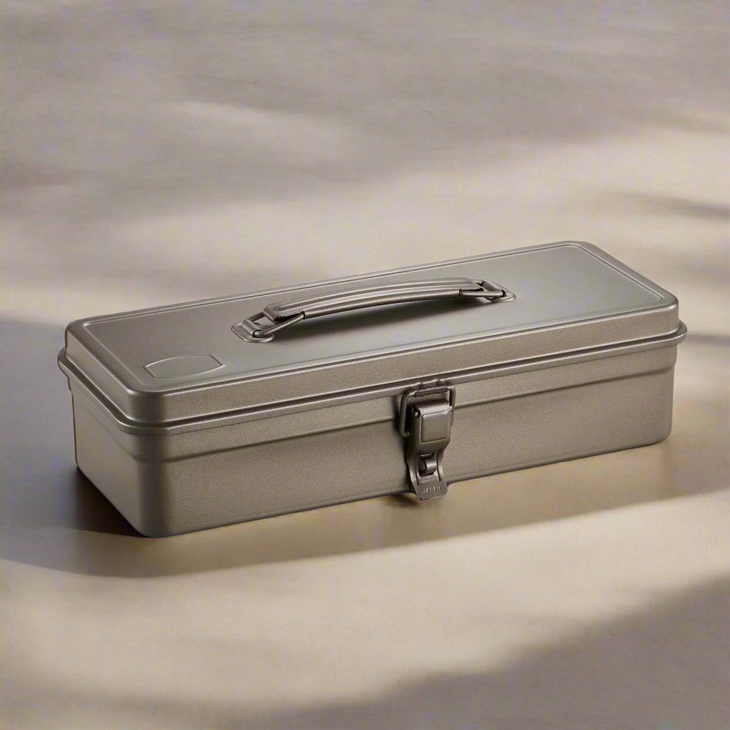 Trunk Shape Toolbox Cylinder Lock - Titanium