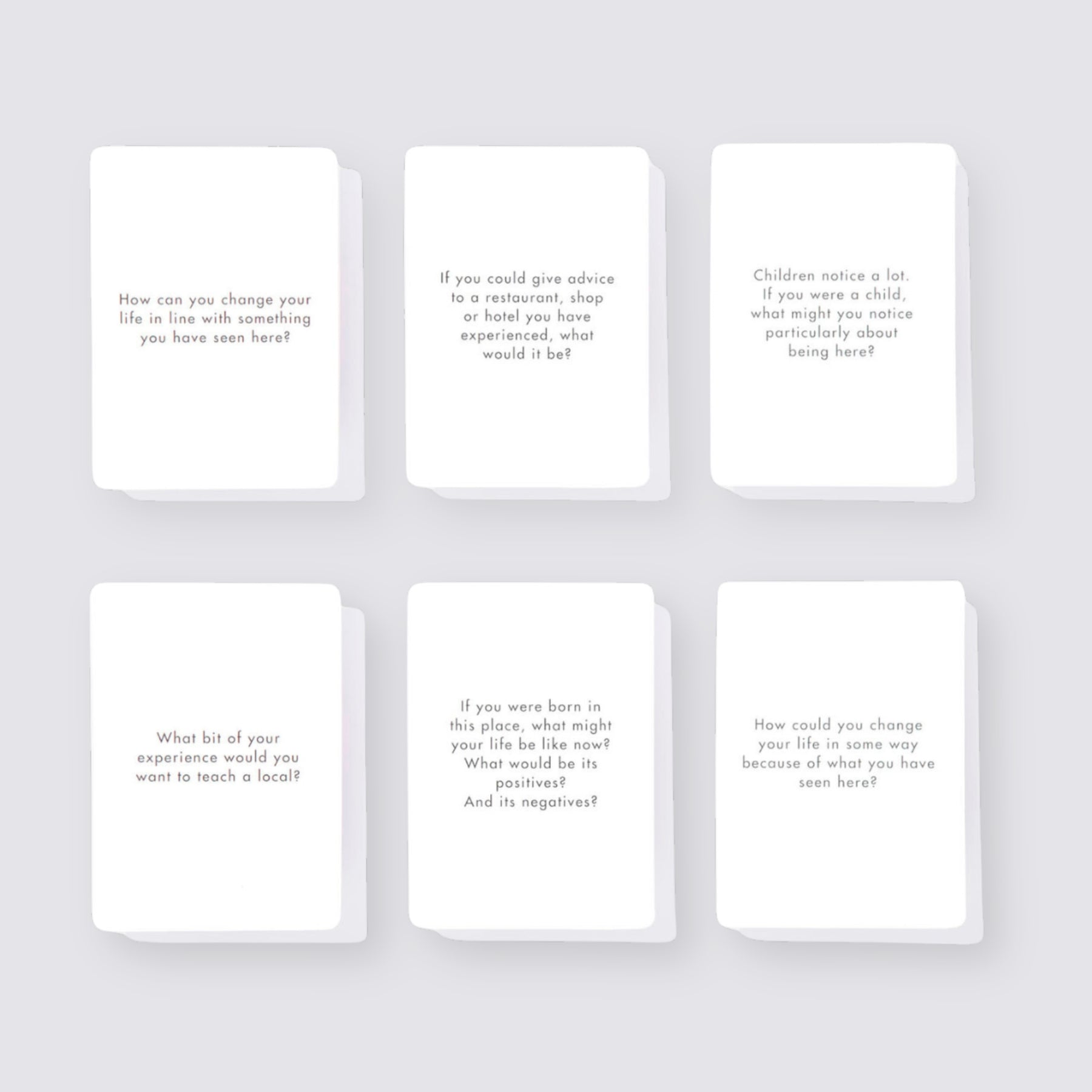 Travel Therapy Cards