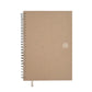 Undated Planner Brown Bookcloth