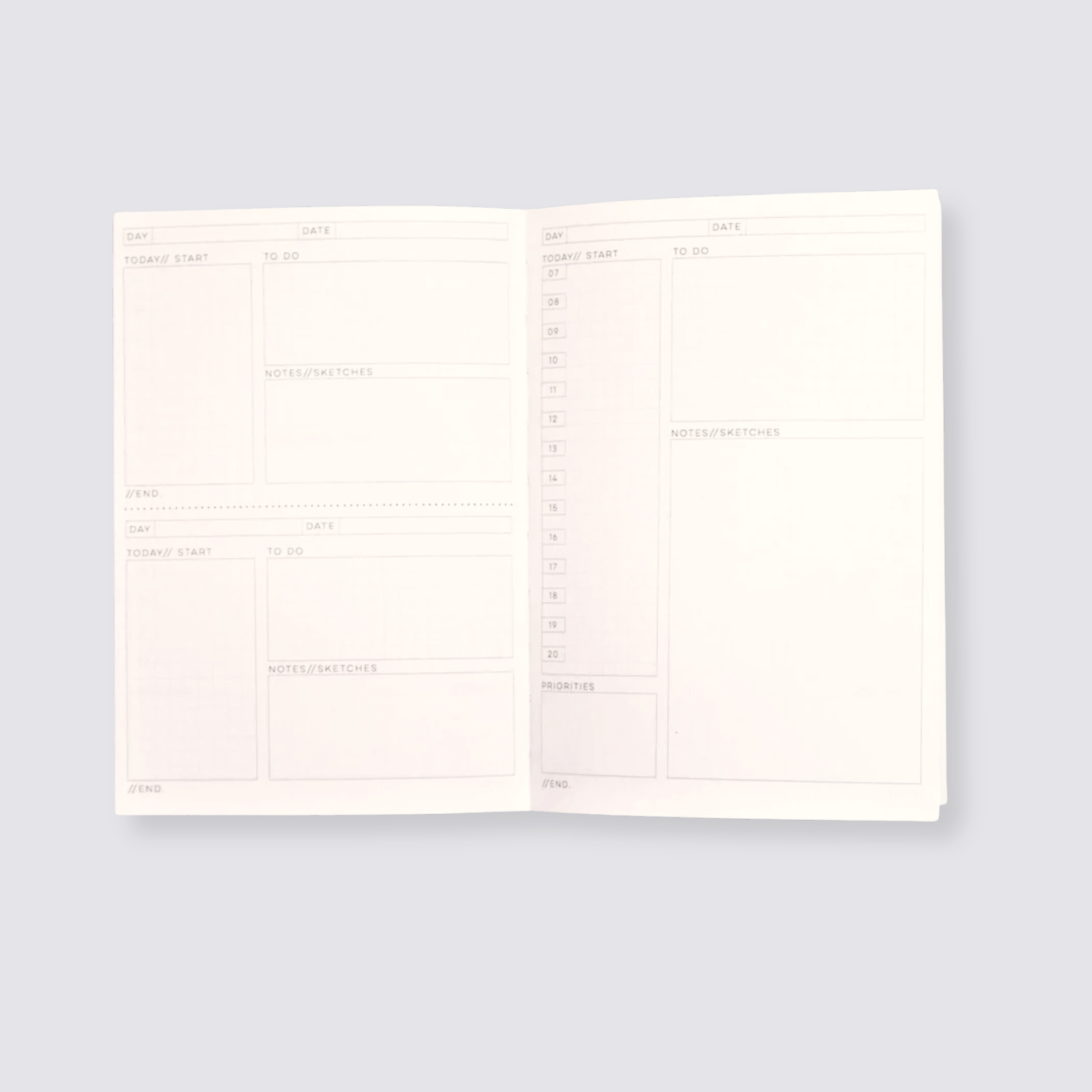 Daily Undated Planner A5 - Madrid No. 1
