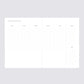 Klasyk Undated Weekly Planner - Ocean Blue