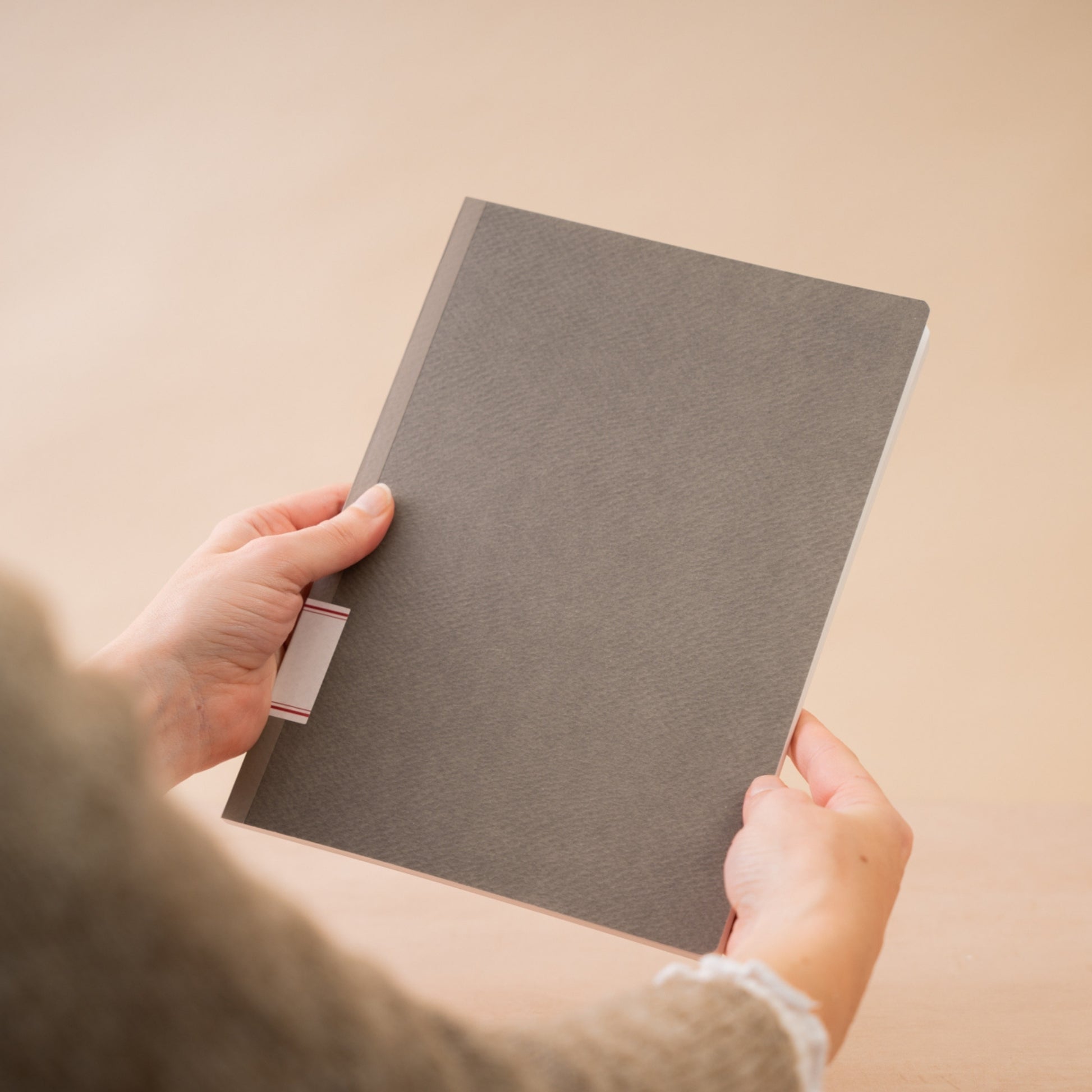 Vintage Notebook Ruled - Grey
