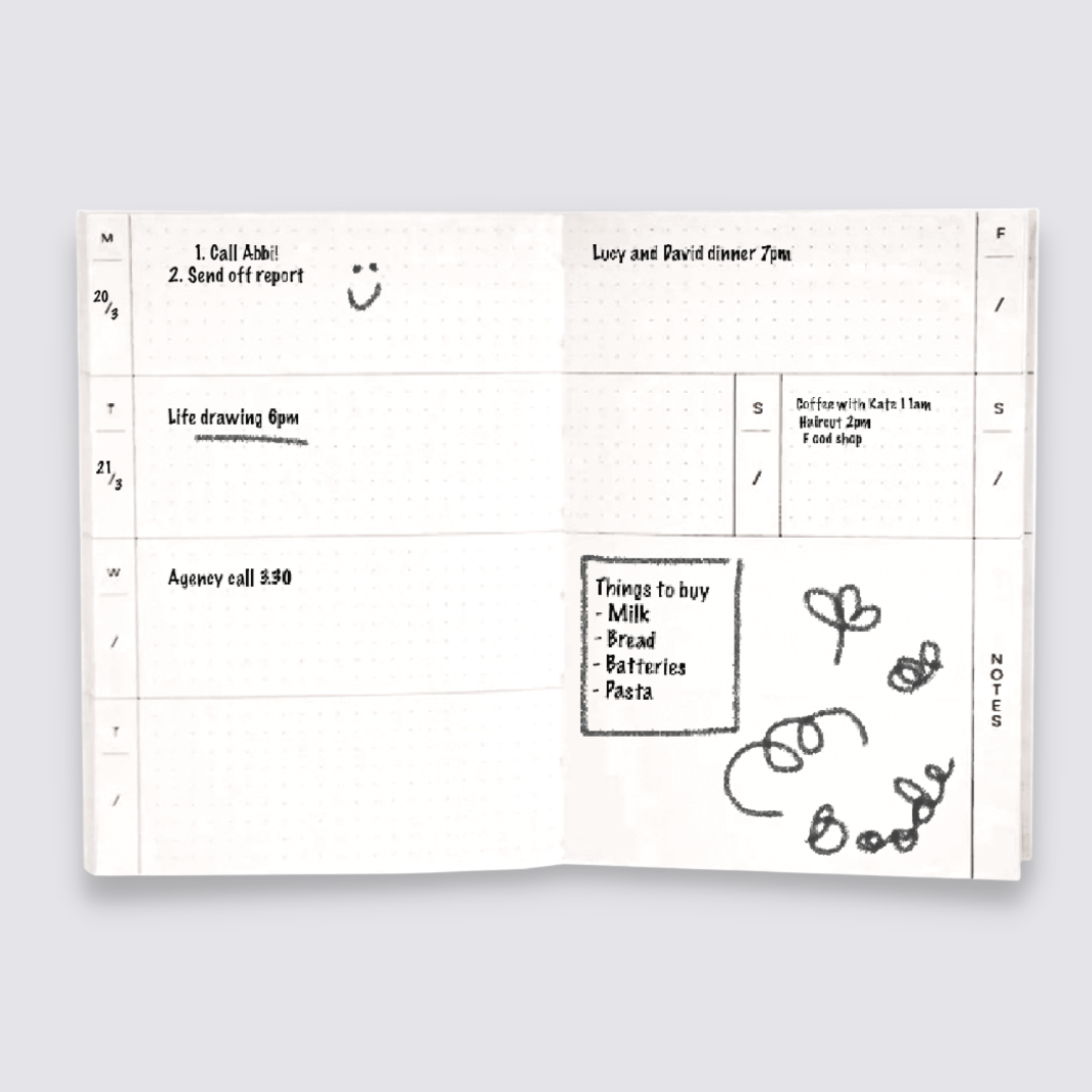 Weekly Undated Pocket Planner – Arches