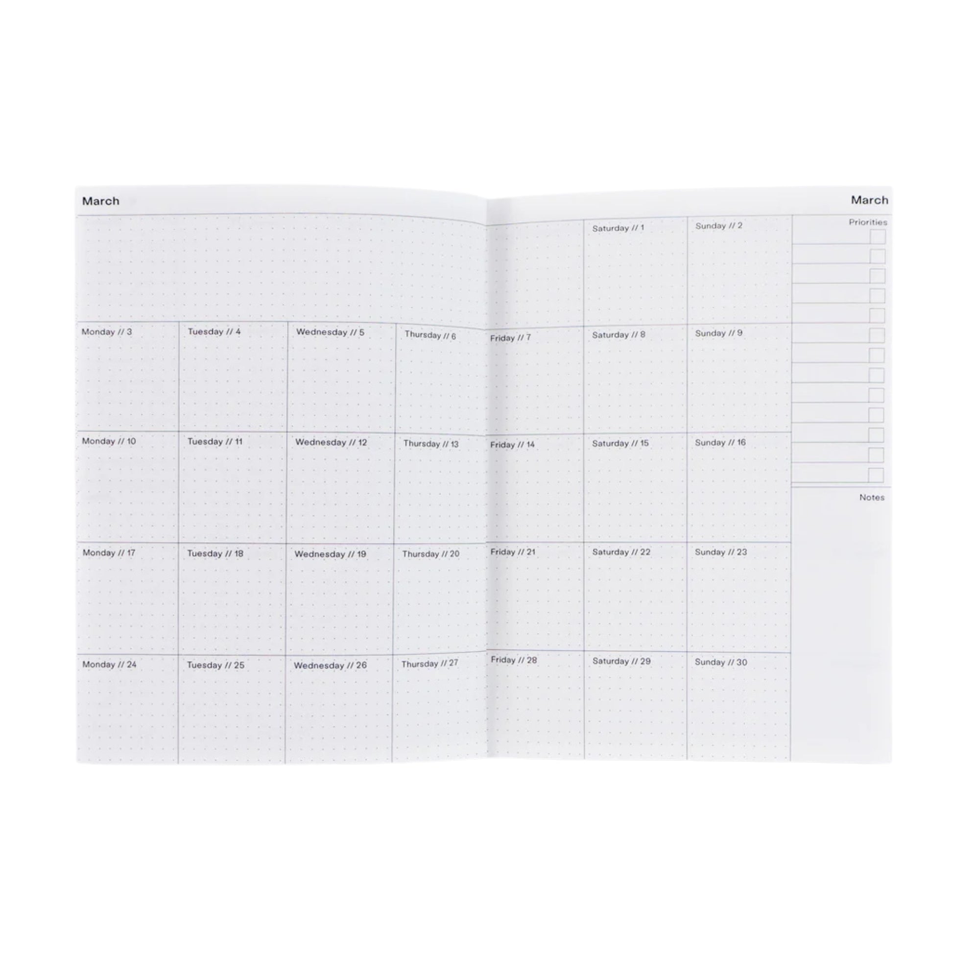 2025 Weekly Planner - Hildy / Papersmiths x The Completist