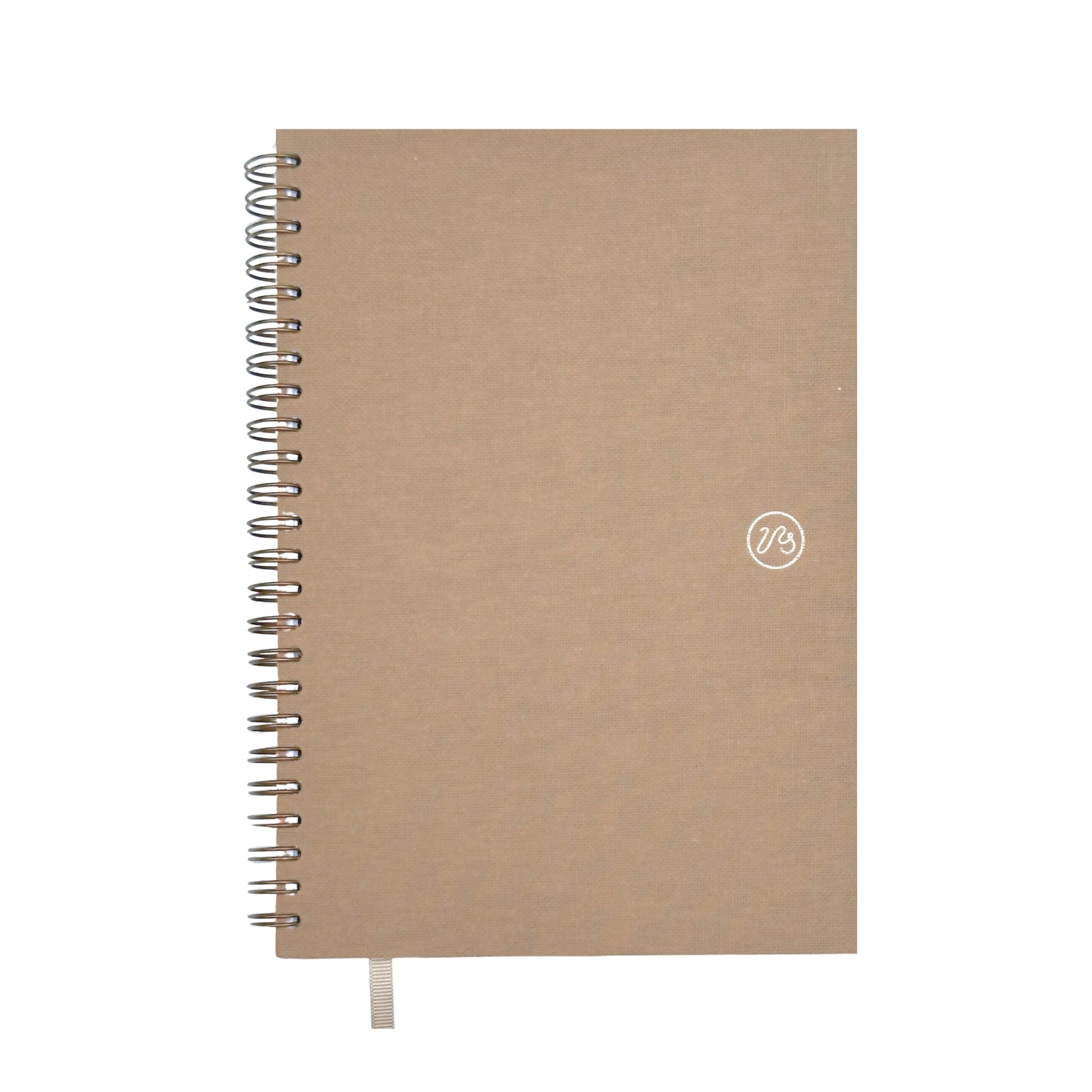 Wiro Bound Notebook - Mocha Brown