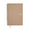 Wiro Bound Notebook - Mocha Brown