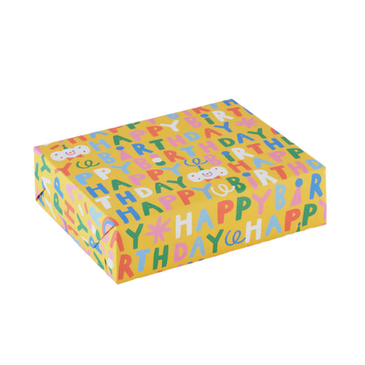 Gift Wrap - Happy Birthday