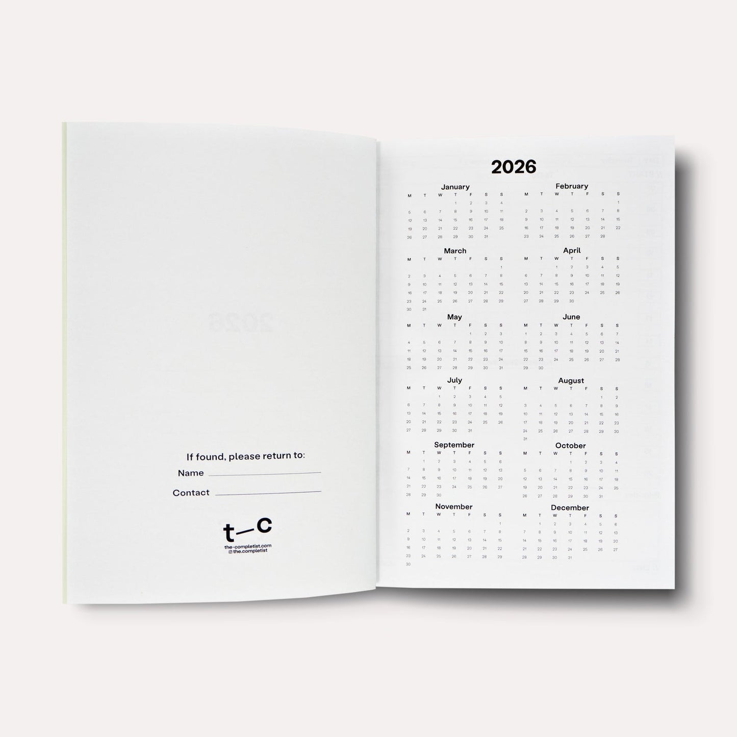 2026 Daily Diary - Hazy No. 1