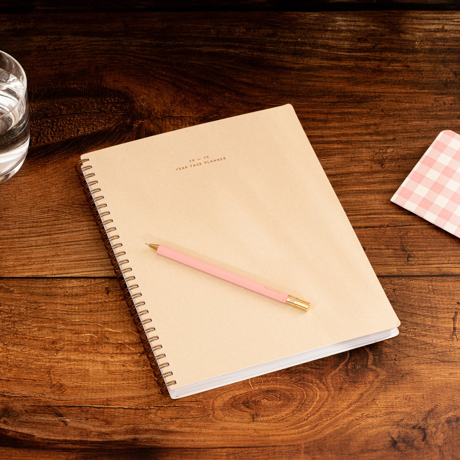 2024-2025 Academic Year Task Planner - Natural Linen