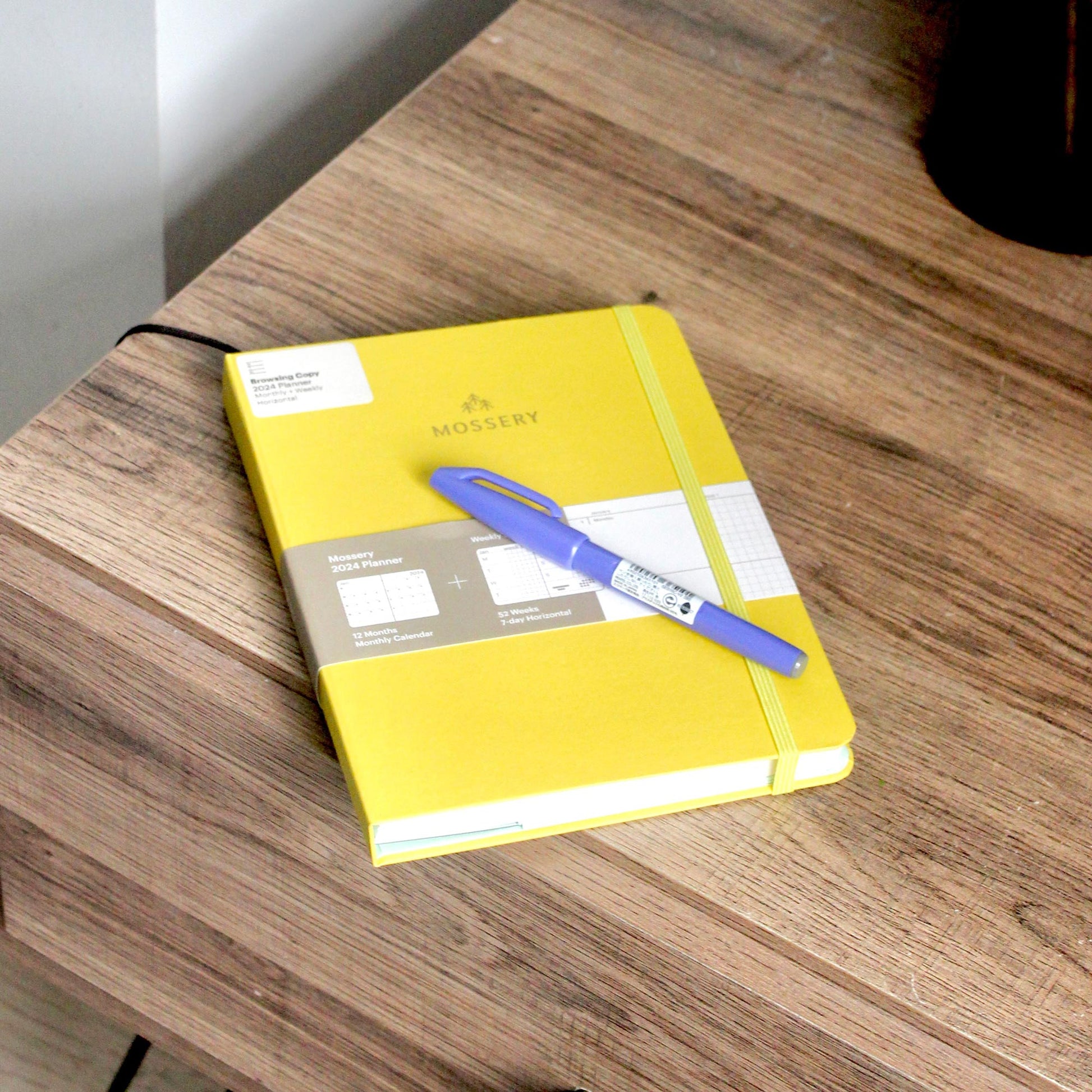 2024 Weekly Refillable Diary - Sunshine Yellow