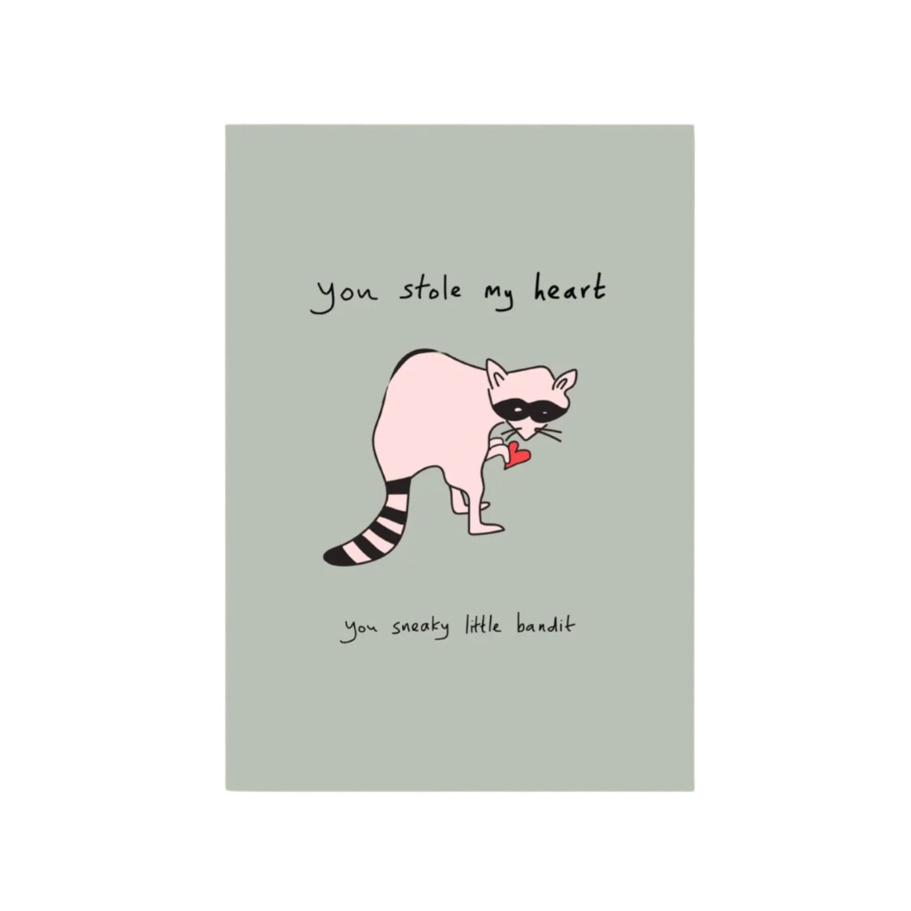 Sneaky Bandit Stole My Heart Card