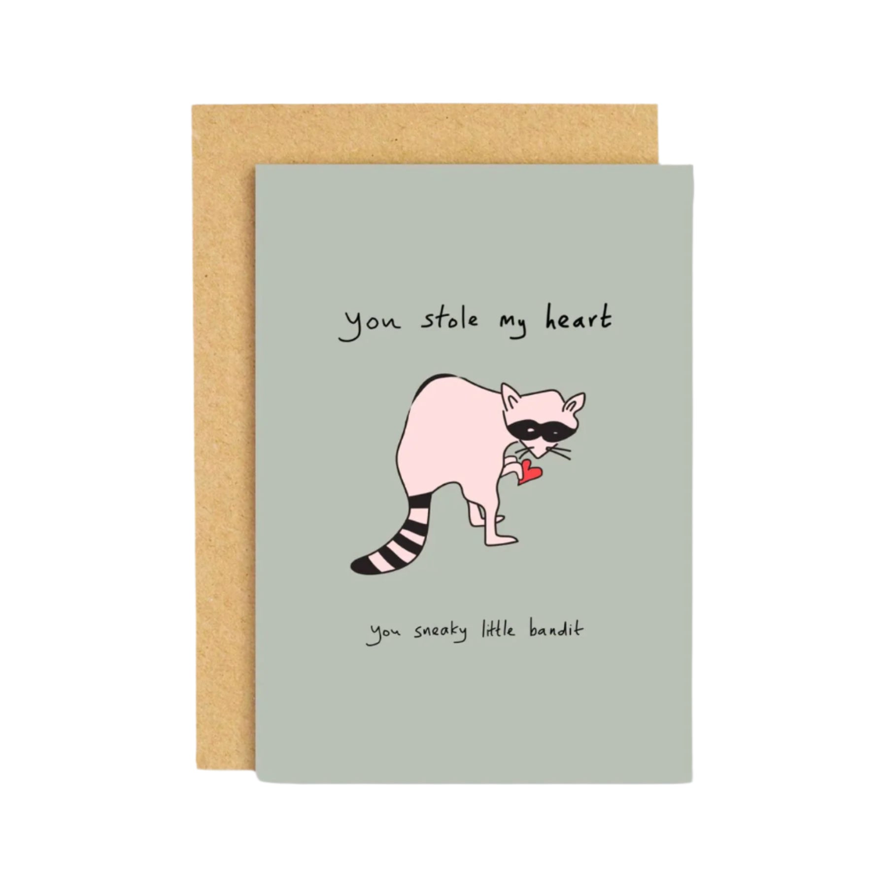 Sneaky Bandit Stole My Heart Card