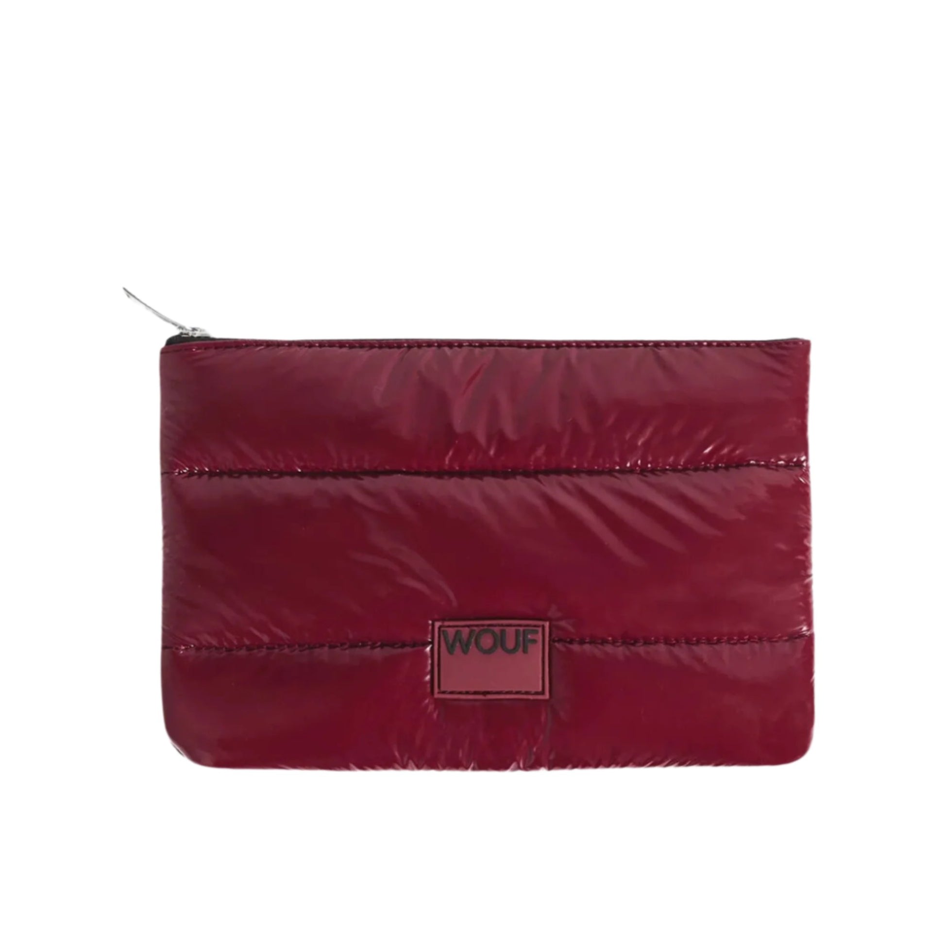 Wouf - Glossy Pouch - Burgundy