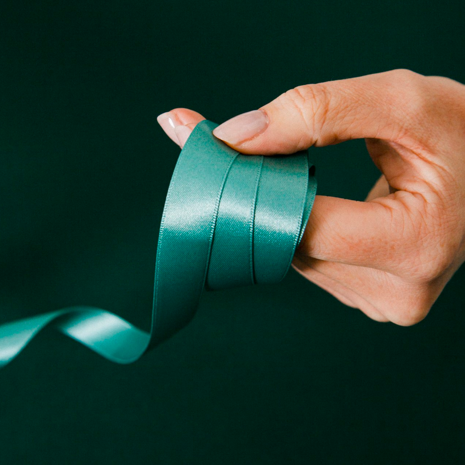 Recycled Ribbon Reel - Calamine Blue