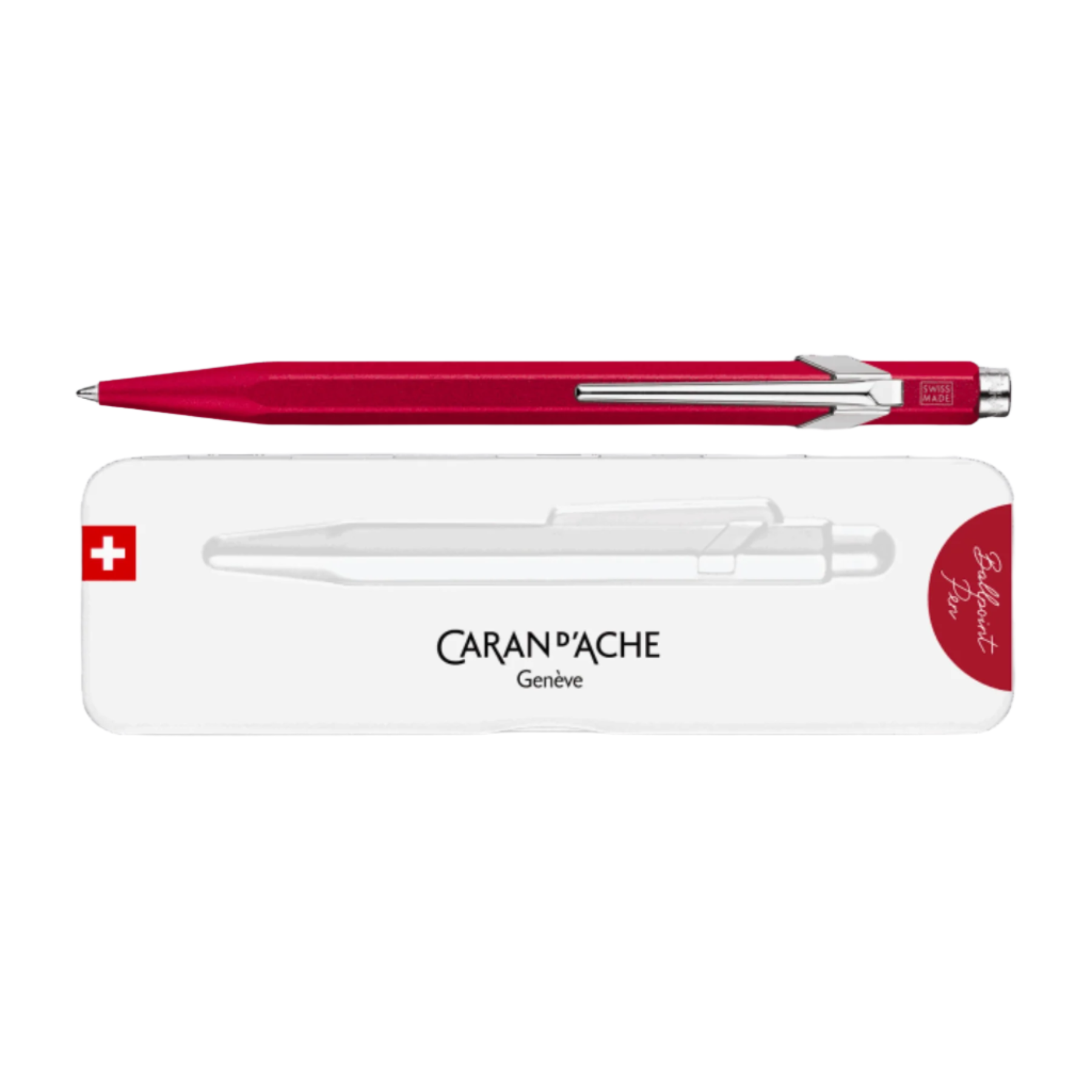 849 Ballpoint Pen - COLORMAT-X Red
