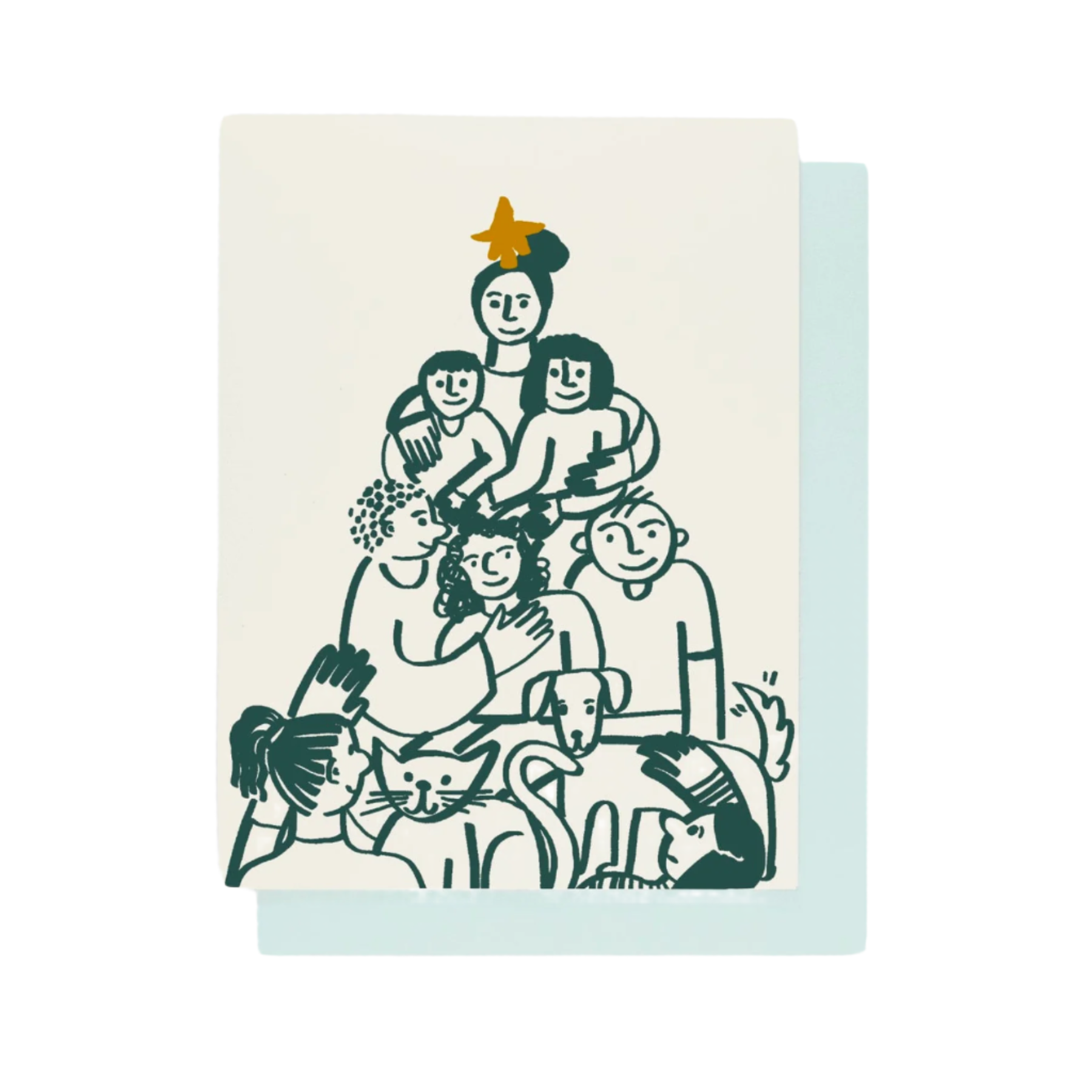 Illustrated Christmas Cards - Set of 6
