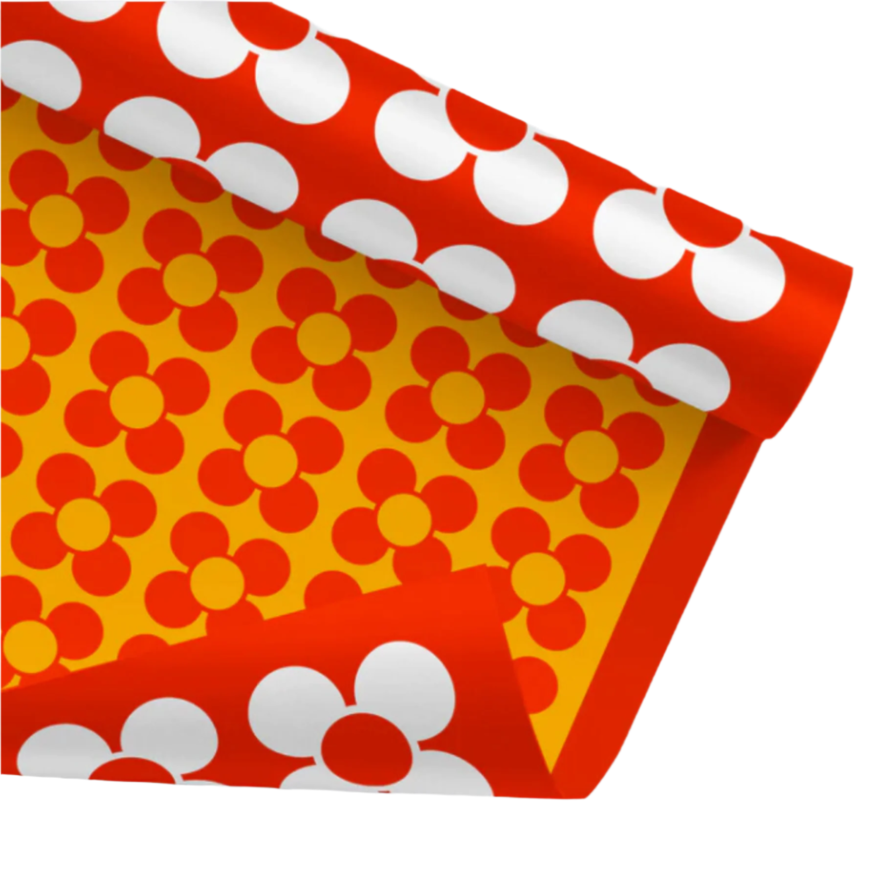 Gift Wrap Sheet - Saffron Double Sided Print