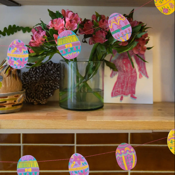 Easter Egg Sewn Garland