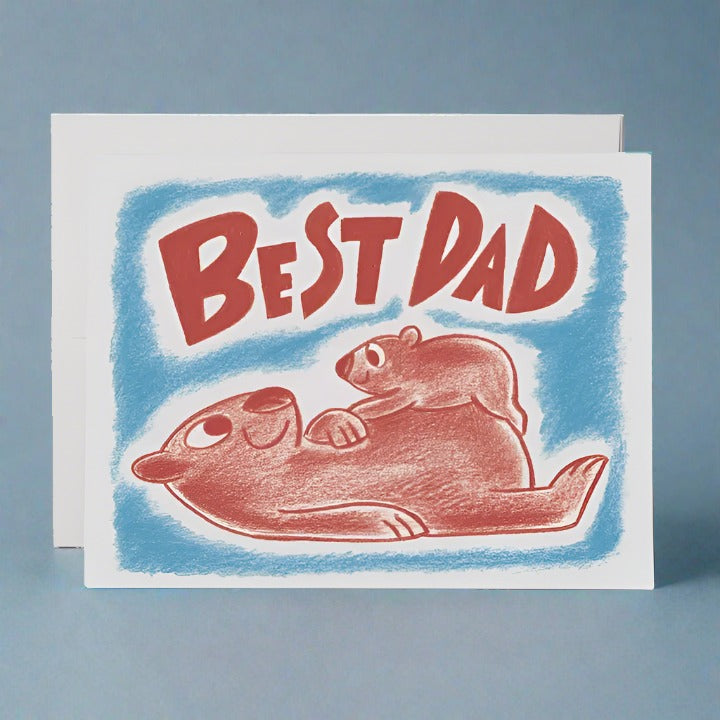 Wombat Dad Card