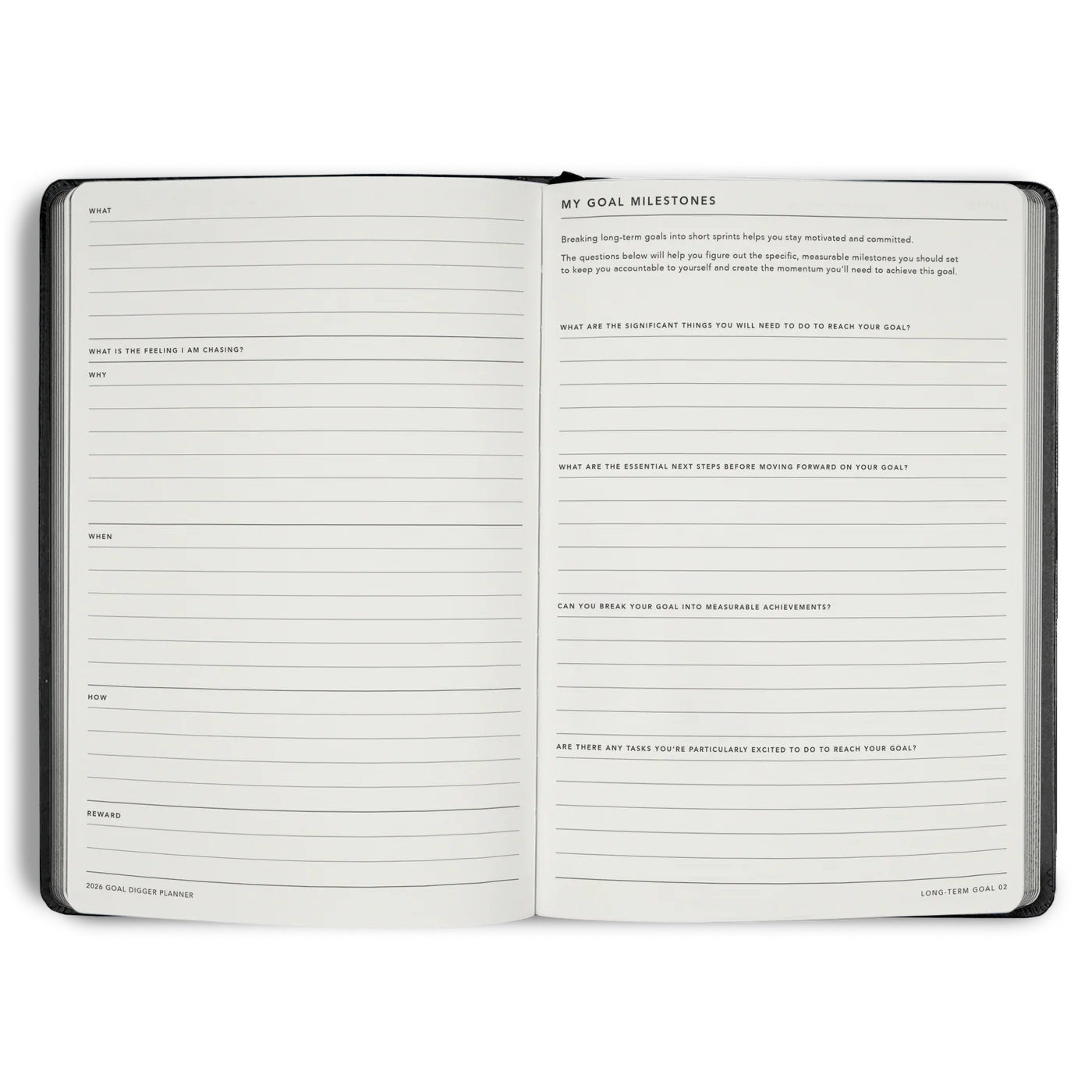 2026 Goal Digger Diary - Bold / Element Blue