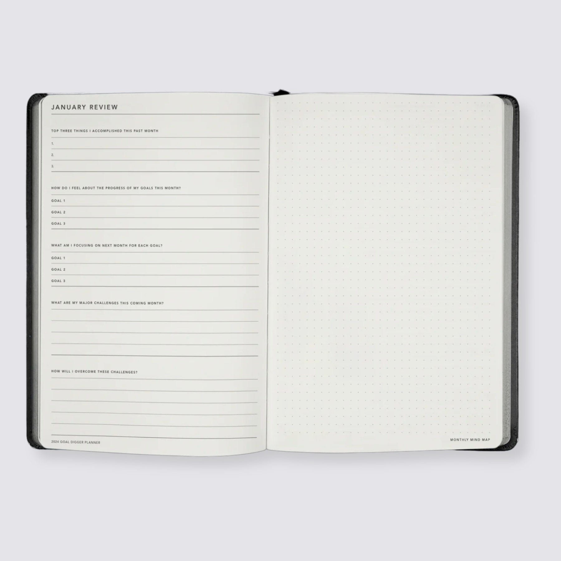 2024 Goal Digger Diary - Classic / Element Blue