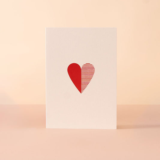 Heart - Red/Stone
