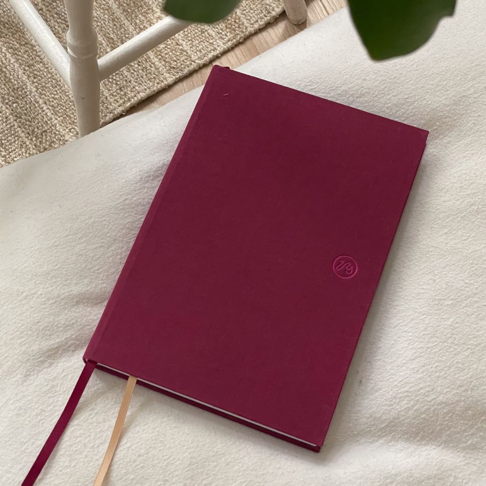 Clifton Notebook – Mulberry Red