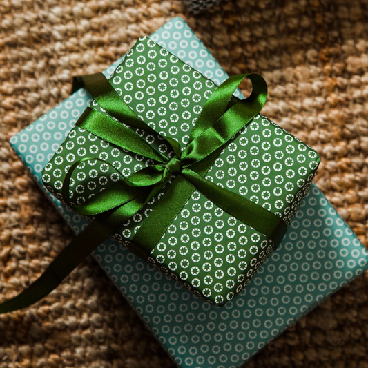 Recycled Ribbon Reel - Olive Green