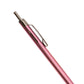 Pink pocket pen on white background