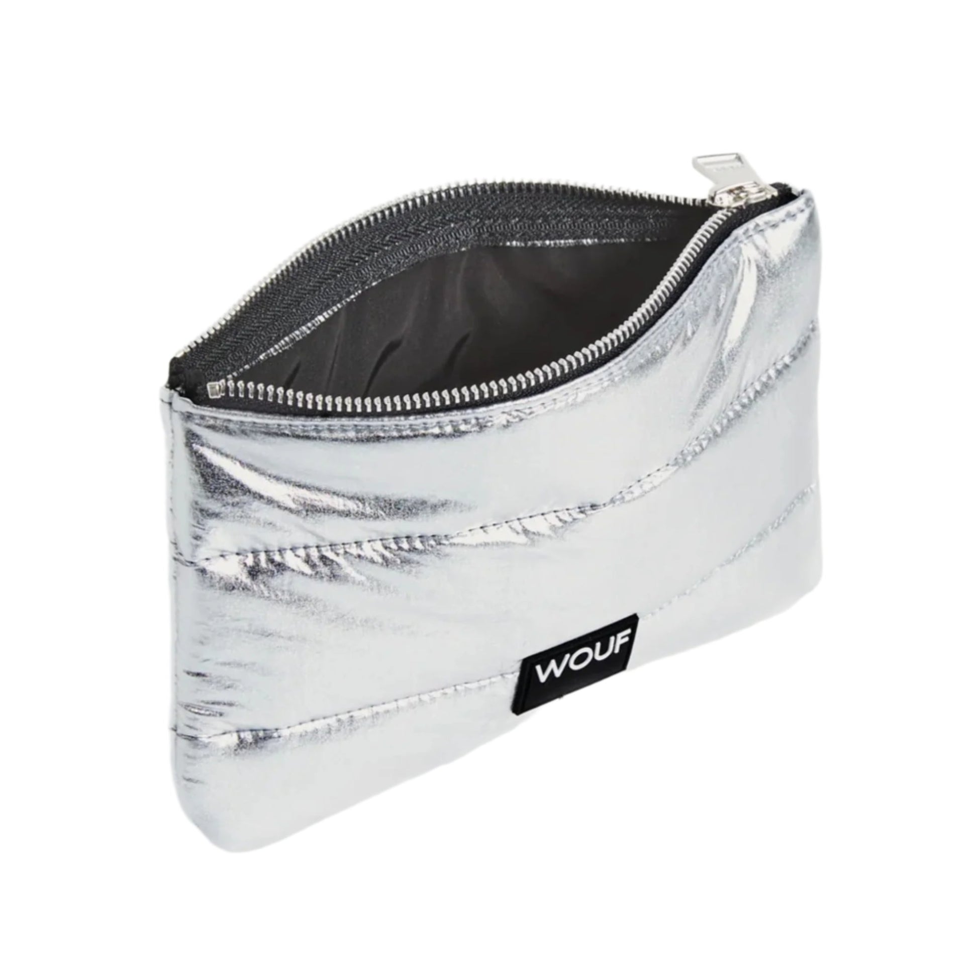 Wouf Glossy Pouch - Silver