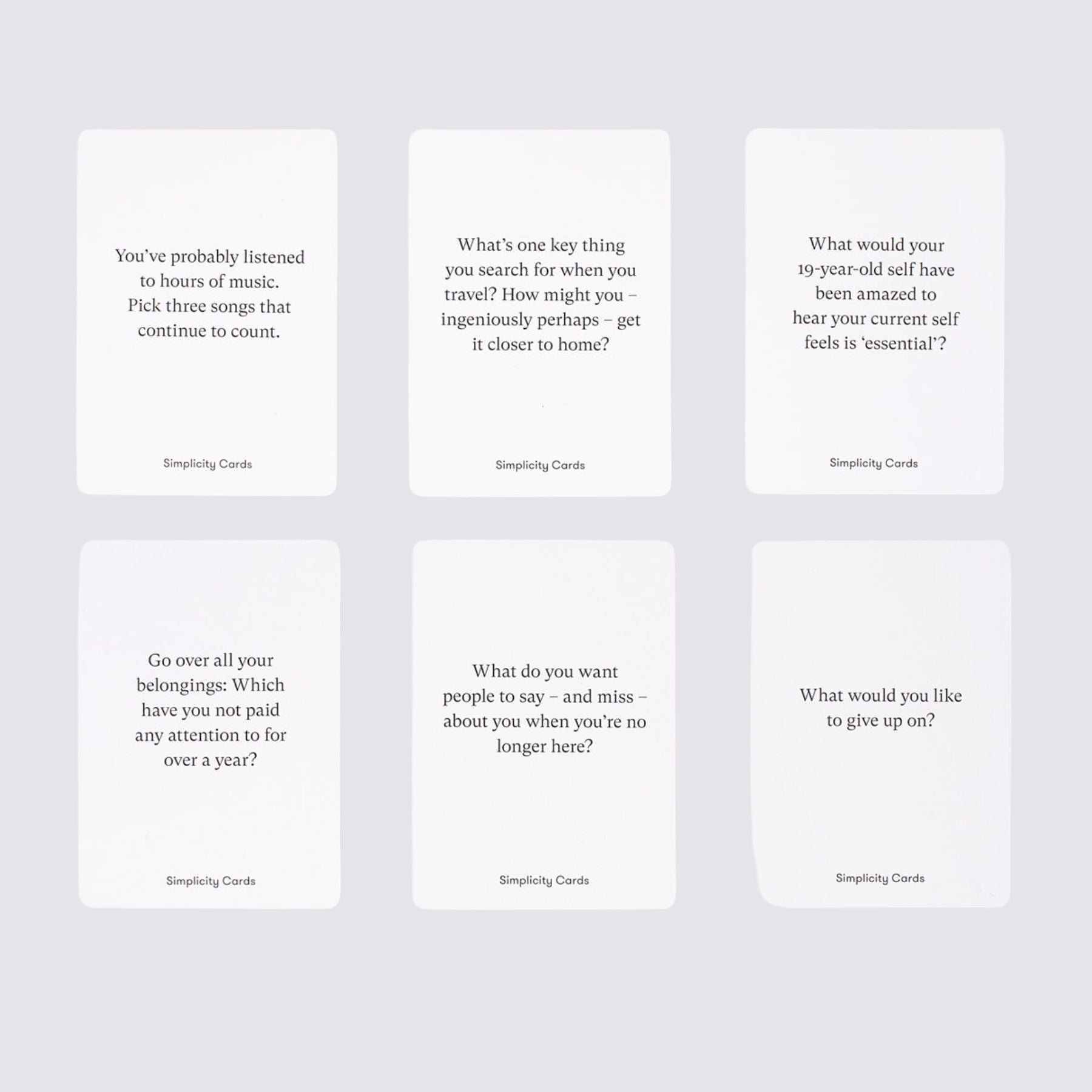 Simplicity Cards