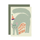 Surprise! Happy Birthday Cat Card