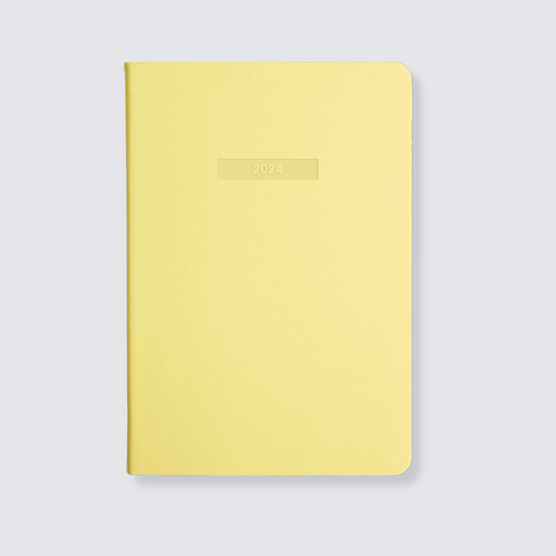 2024 A5 Weekly Notes Diary - Lemon