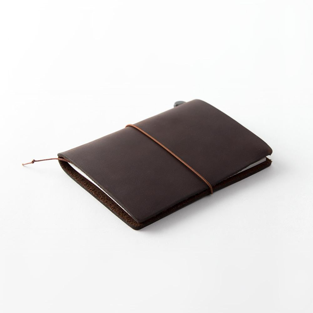Leather Passport Notebook - Brown