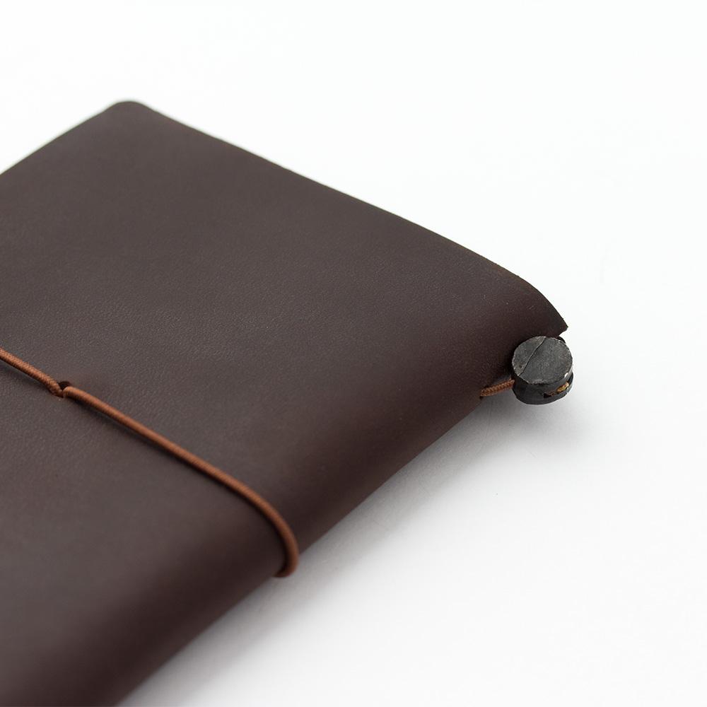 Leather Passport Notebook - Brown