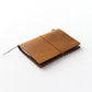 Leather Passport Notebook - Camel