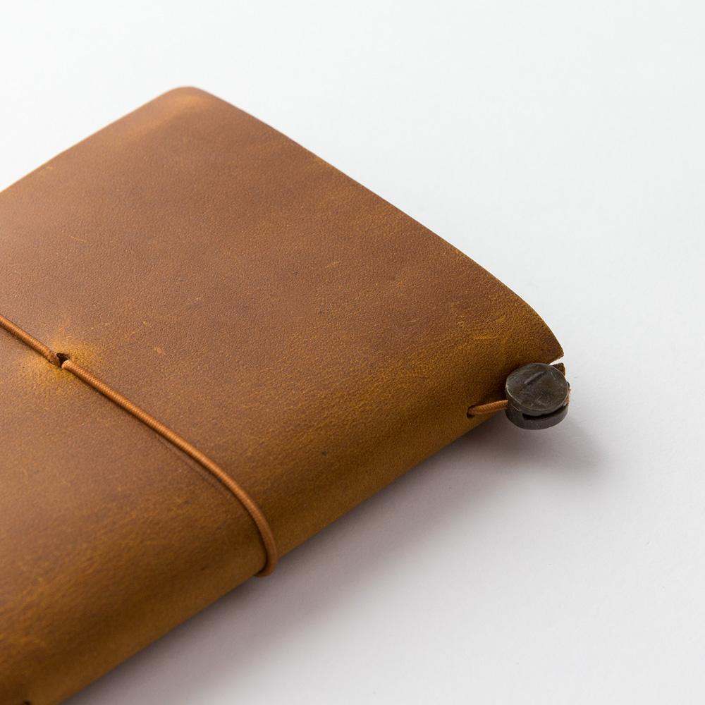 Leather Passport Notebook - Camel
