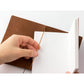 Leather Passport Notebook - Camel
