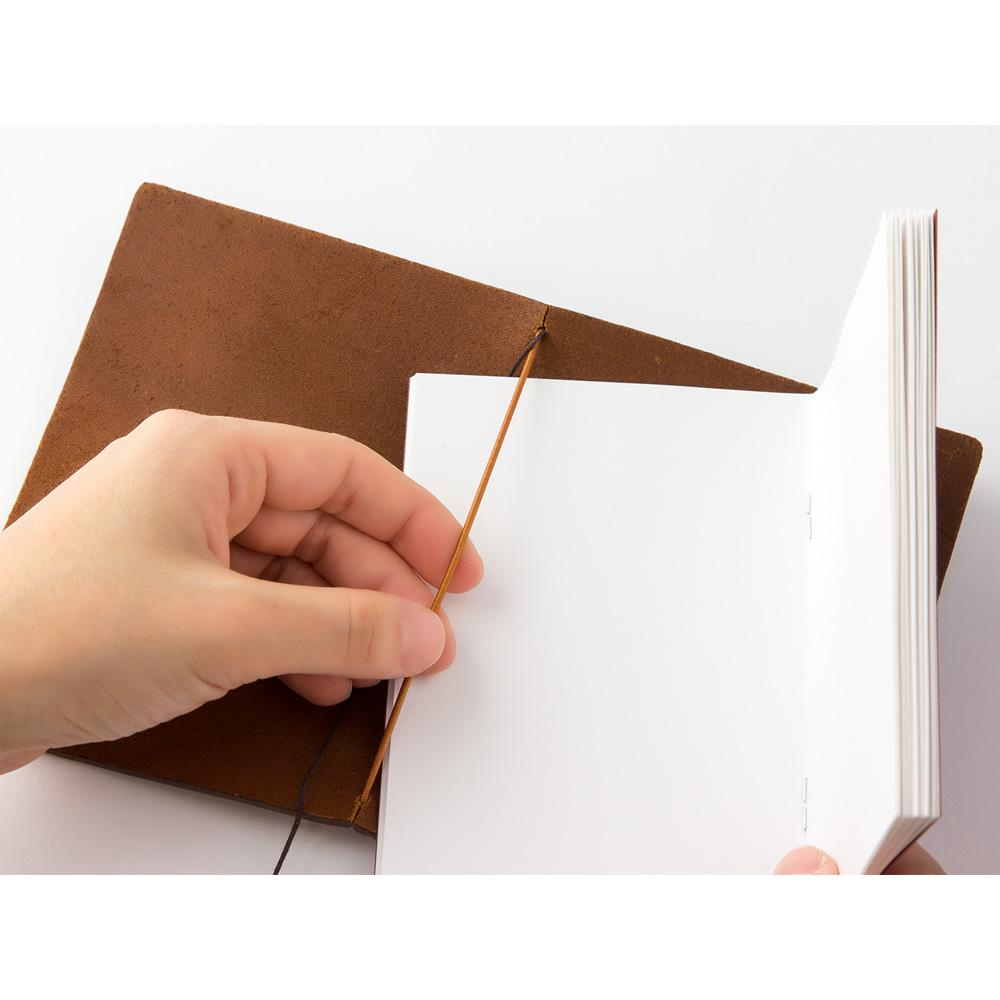 Leather Passport Notebook - Camel