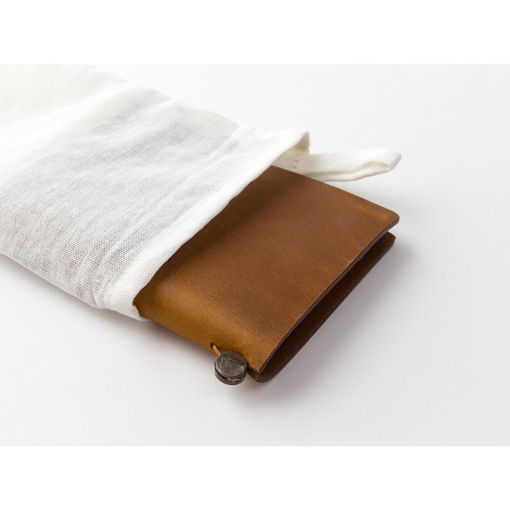 Leather Passport Notebook - Camel
