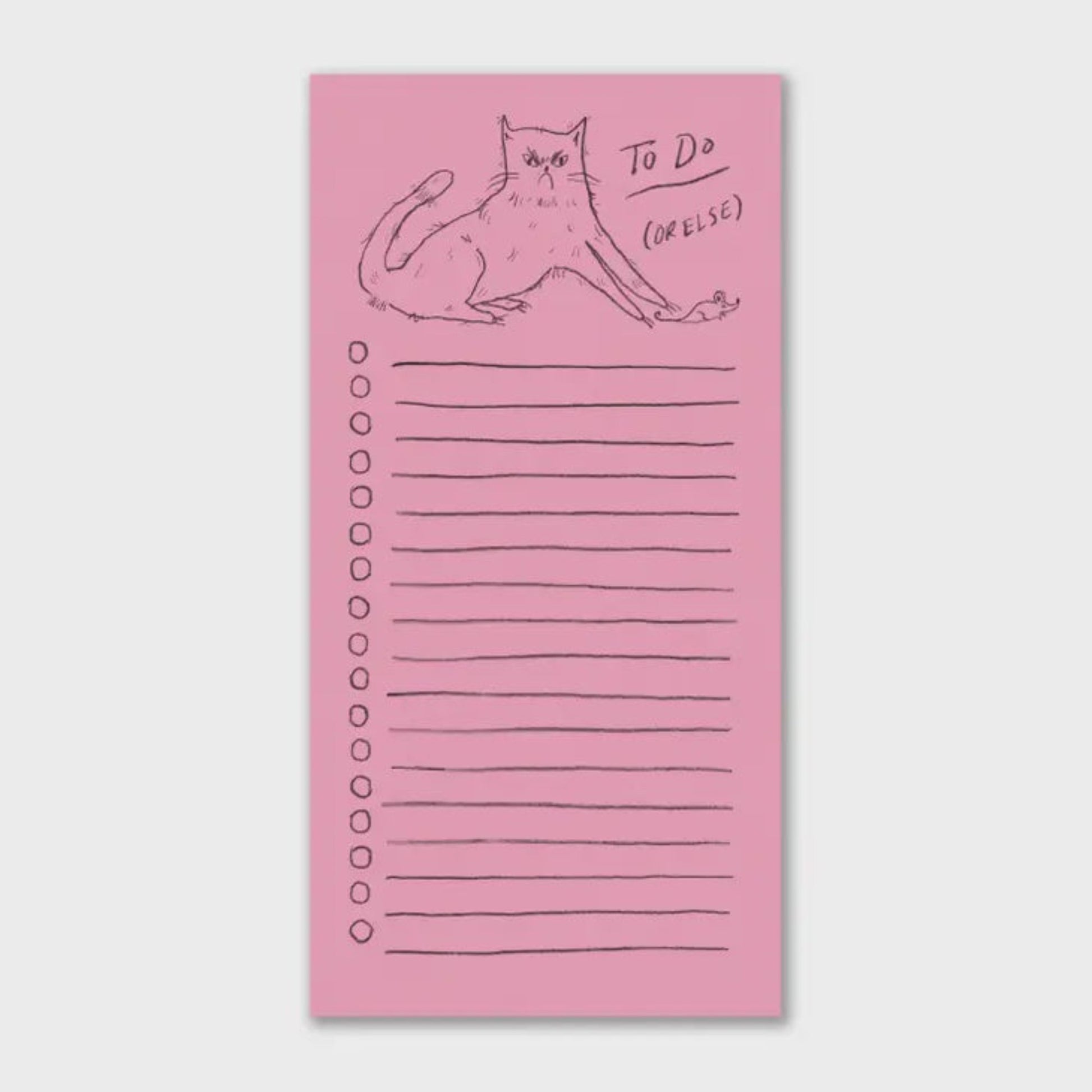 To Do Or Else Notepad