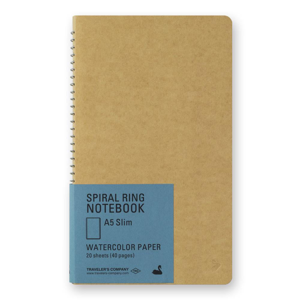 Watercolour Paper Notebook - A5 Slim