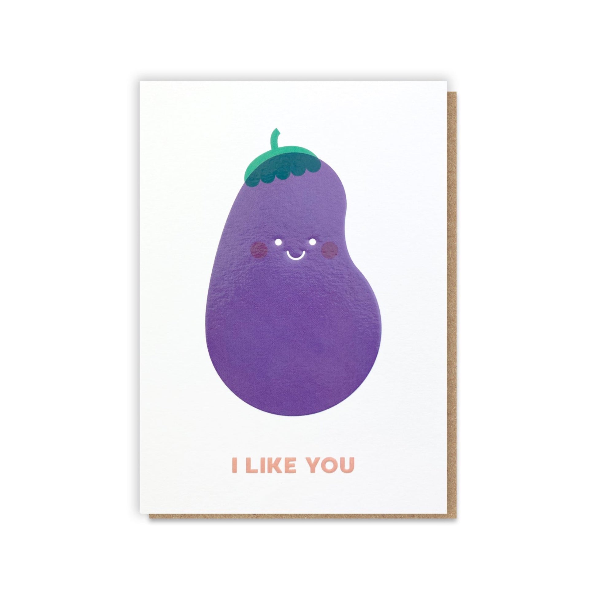 I Like You Aubergine