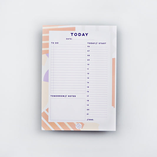 Daily Planner Pad - Spots & Stripes