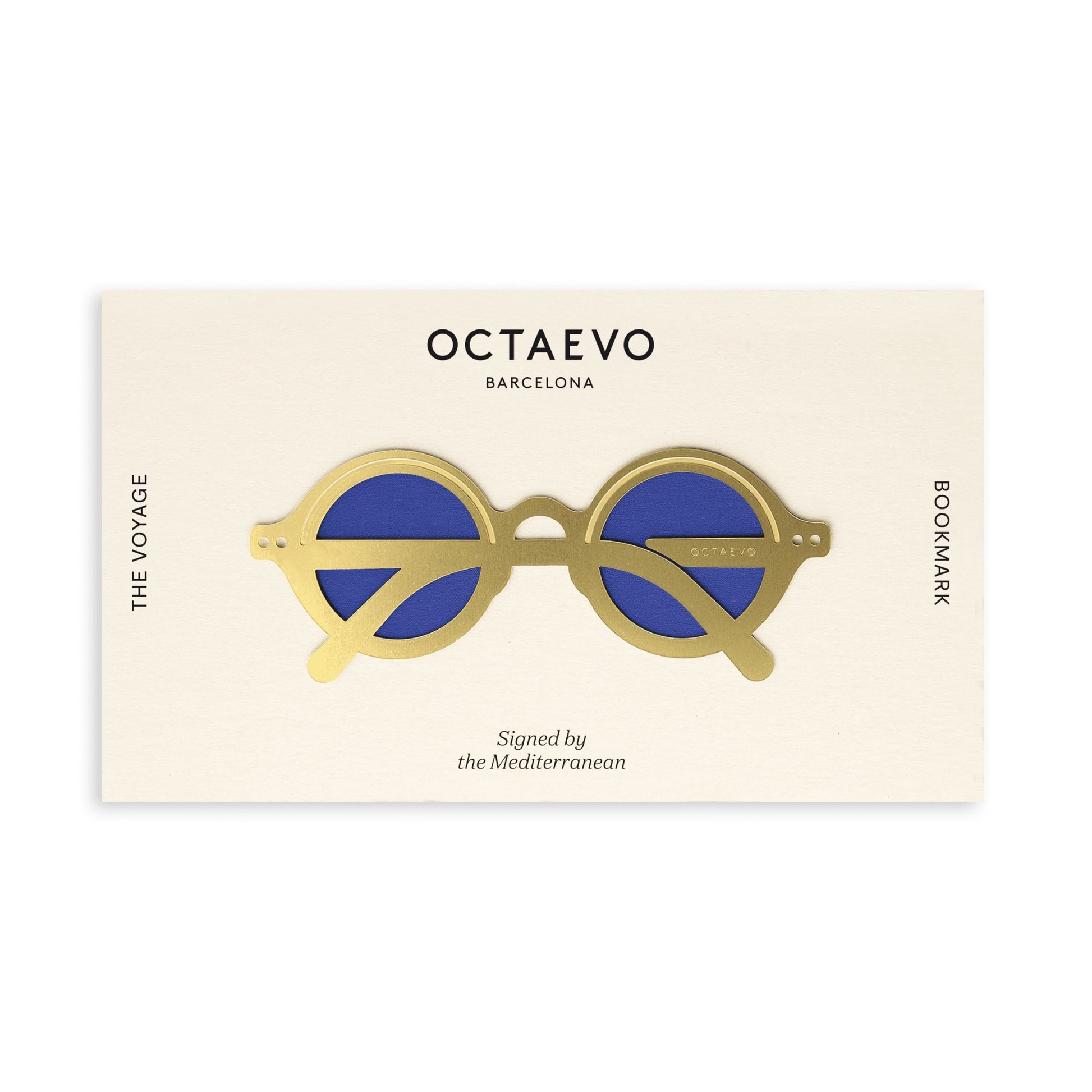 The Voyage Bookmark - Brass